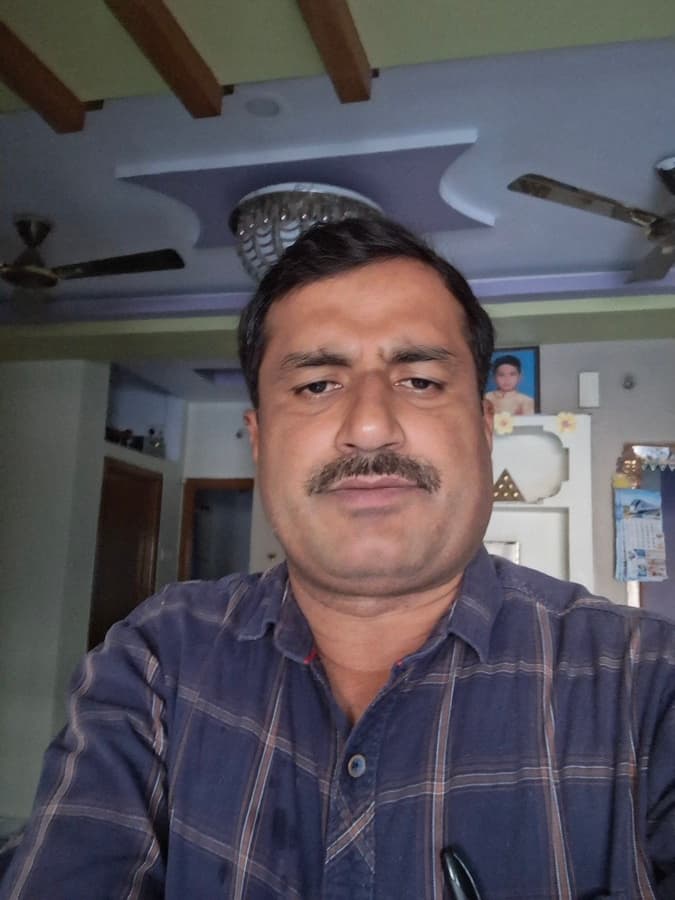 Photograph of Bhokya Ravinder, Social Studies teacher