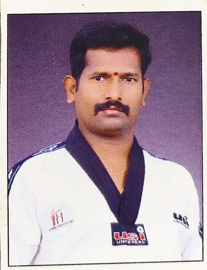 Photograph of P. Subramanyam, Taekwondo (Martial Arts) teacher